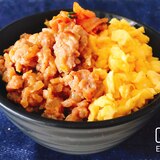 ビビンバ風！豚ひき肉の簡単ピリ辛そぼろ丼